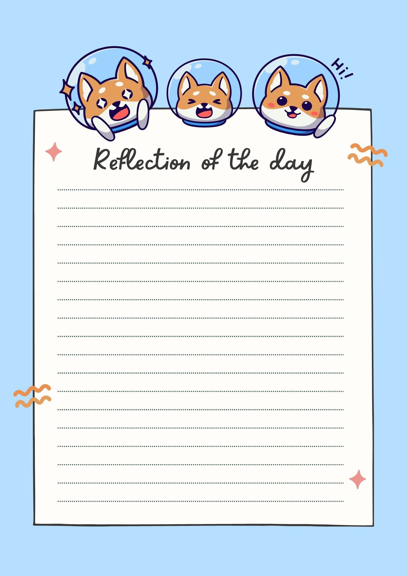 Reflection of the day Reflection of the day - Digital product available for instant download from Maze Supplies